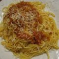 Spaghetti sauce tomate maison au vin blanc