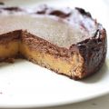 Cheesecake-tarte chocolat-citrouille [vegan]