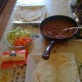 Tortillas mexicaine au chili con carne, Recette[...]