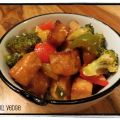 Sauté de légumes et de tofu mandarin
