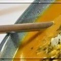 Velouté de carottes et châtaignes au curry,[...]