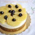 Cheesecake à l'ananas (sans gluten ni lactose)