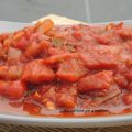Salade marocaine chaude de poivrons et tomates