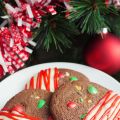 Cookies de Noël au chocolat et M&Ms