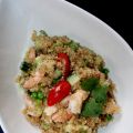 Salade quinoa et crevettes