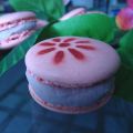 Macarons à l'hibiscus et églantier