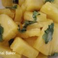 Salade d'ananas à la coriandre