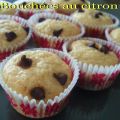 Bouchées au citron et pépites de chocolat