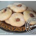 Biscuits de coco et semouline