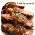 Canard & coings, sauce echalotes et orange,[...]
