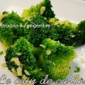 Brocolis au gingembre