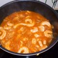 Crevettes au gingembre en cuillers apéritives