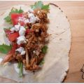 Tacos de porc braisé et pico de gallo + Tague