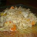 Nouilles chinoises aux crevettes épicées,[...]