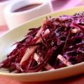 Salade de chou rouge marinée aux agrumes