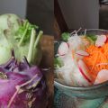 Salade de choux rave, sauce au tamarin et au[...]