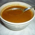 Soupe patate douce-citronnelle au lait de coco