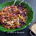 Salade façon pad thai au quinoa, sauce cacahuète