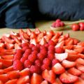 Tarte aux fraises et framboises