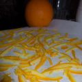 Ecorces d'oranges confites