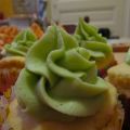 Cupcakes verts et oranges