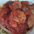 Spaghetti, Sauce jardinière aux boulettes de[...]
