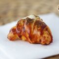 Mini croissants pizza au jambon et fromage,[...]