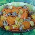 Salade de carottes à l'orange et aux anchois...