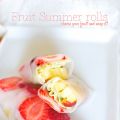 Fruit summer rolls