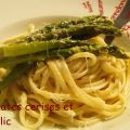 Fettucine (Linguine) aux asperges, sauce à la[...]