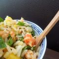 Salade de riz aux écrevisses, mangue et menthe,[...]
