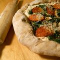 Pizza aux épinards, ricotta et chorizo - croûte[...]