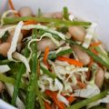 Salade de chou et de soya à l'asiatique