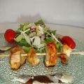 Brochettes de poulet mariné au miel et vinaigre[...]