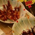 Souvenir du Japon: Mini-encornets en sucette