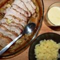 Rôti de porc au four au gorgonzola et brunoise[...]