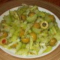 Salade de céleri aux olives vertes