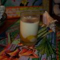 Panna cotta au sirop de coco et mangue