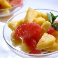 Salade d'hiver : pamplemousse et ananas