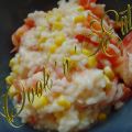 Recette de Salade de riz aux crevettes