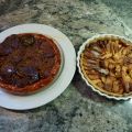 2 tartes aux fruits: tarte tatin aux figues,[...]
