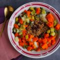 Quinoa, poireaux et butternut, façon couscous[...]