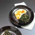 Kale sauté & œufs au plat
