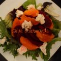 Salade betteraves, oranges et chèvre