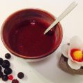 Soupe de fruits rouge à la vanille
