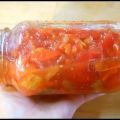 Sauce d'aubergine, poivron rouge, tomate au[...]