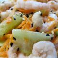 Salade de crevettes asiatique