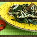 Salade de pousses de soja vert et champignons[...]
