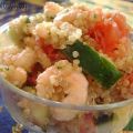Salade quinoa aux crevettes et vinaigrette[...]