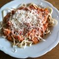 Recette sans gluten: sauce à spag' au poulet